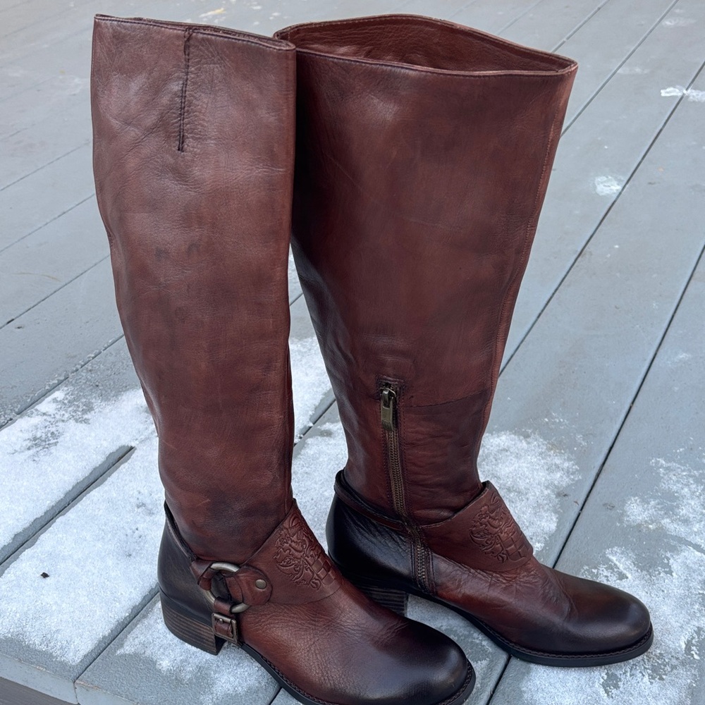 Vince Camuto Dark Brown Over the Knee Boots